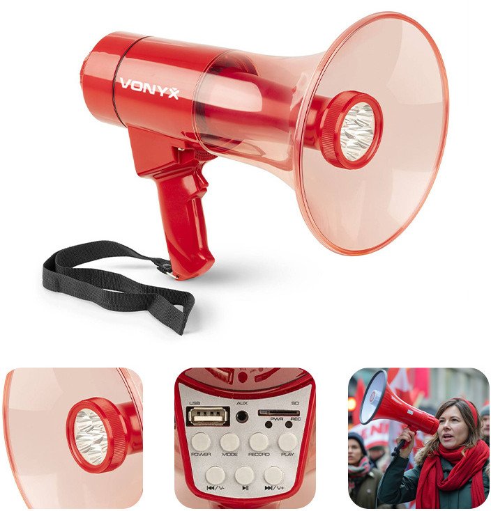 Megafon Vonyx MEG050 50W one size