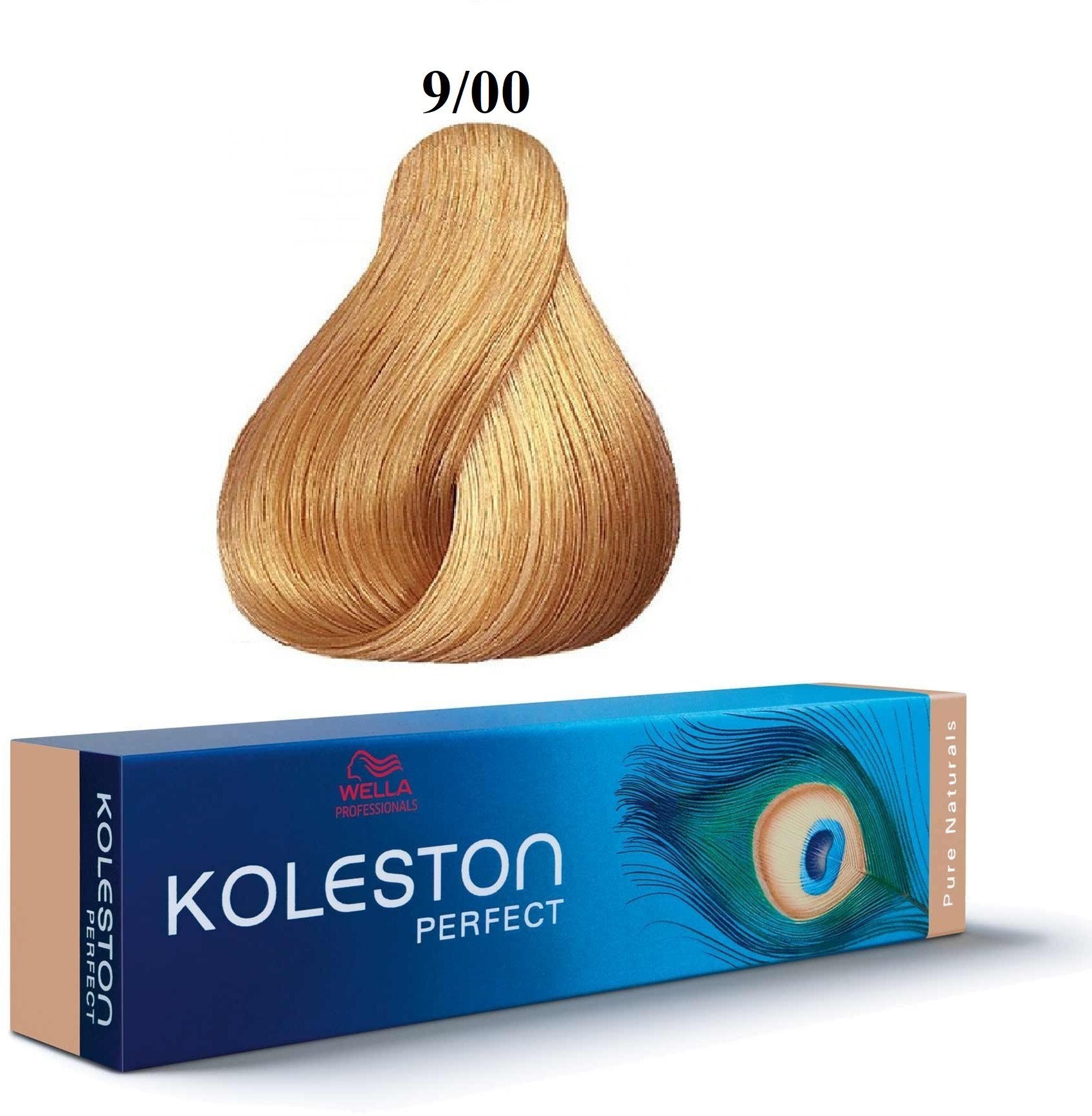 Wella Professionals Wella Professionals, Koleston Perfect, Permanent Hair Dye, 9/00 Bright Blonde Natural Intense, 60 ml For Women