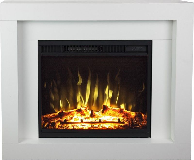 Aflamo Kominek elektryczny wolnostojący Duke Biały