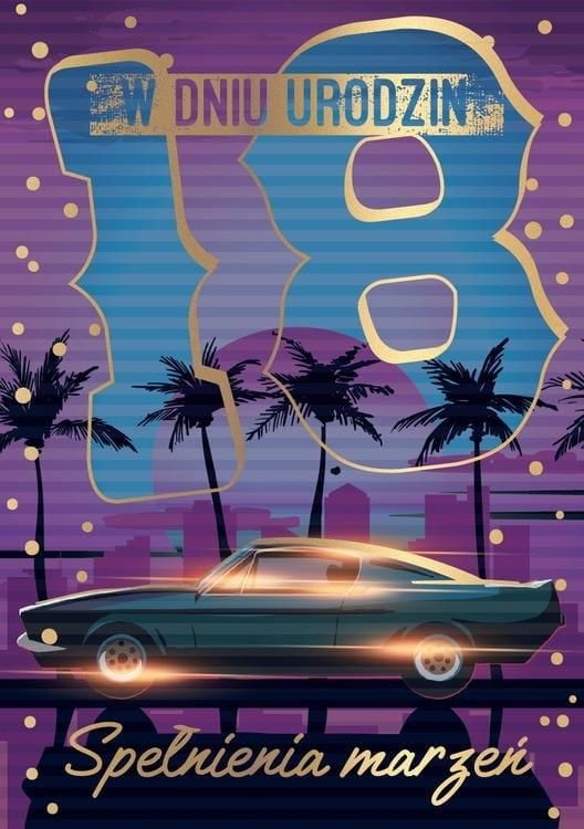 KUKARTKA Karnet B6 PR-355 Urodziny 18