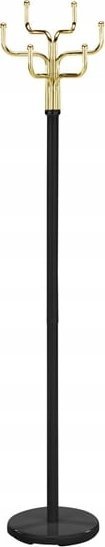 Signal Metalowy wieszak stojący na ubrania COSMIC czarny/złoty