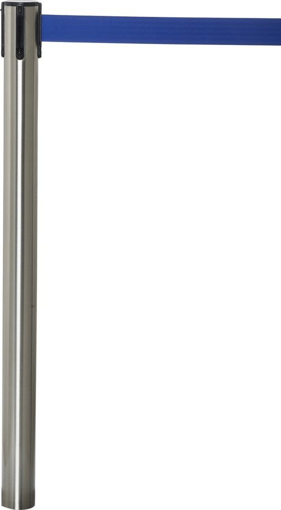 Tensator Pachołek/słupek Advance montowany w podłoże na kotwy z rozwijaną taśmą odgradzającą, malowany proszkowo (Taśma 2,30m)