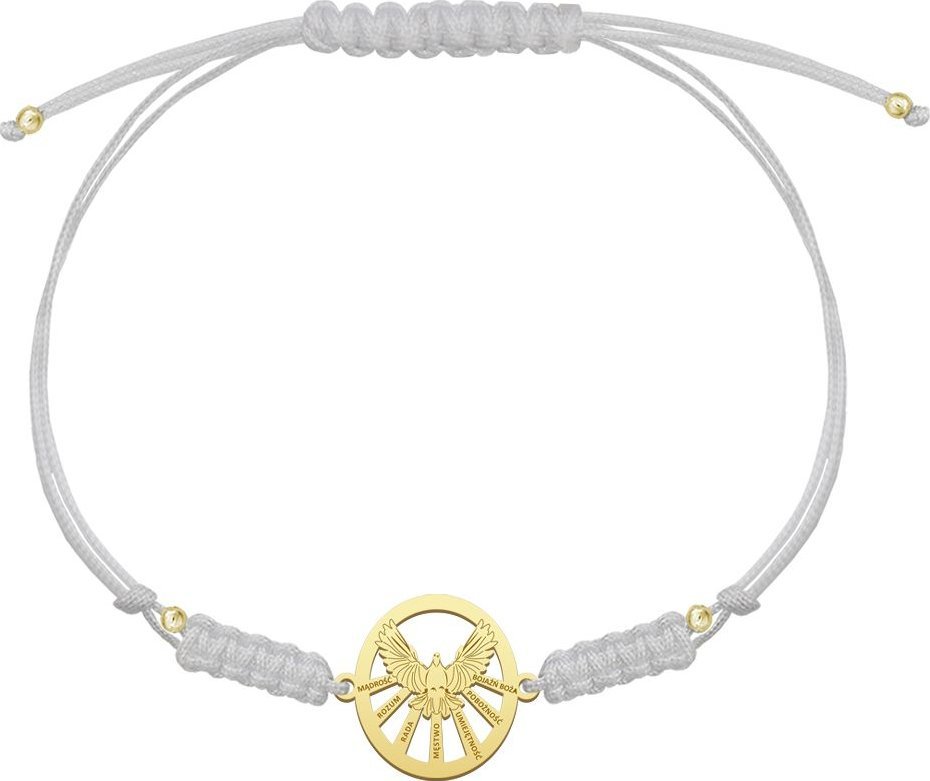 Radziszewska Jewellery Prezent na Bierzmowanie Bransoletka Duch Święty GRAWER