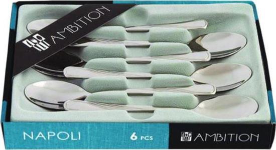 Ambition AMBITION AMBITION Komplet 6 łyżeczek do herbaty Napoli w pudełku 89580