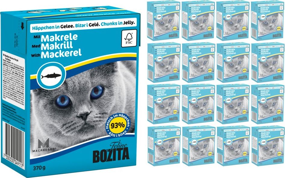 Bozita BOZITA Cat Makrela W Galaretce 16 x 370g
