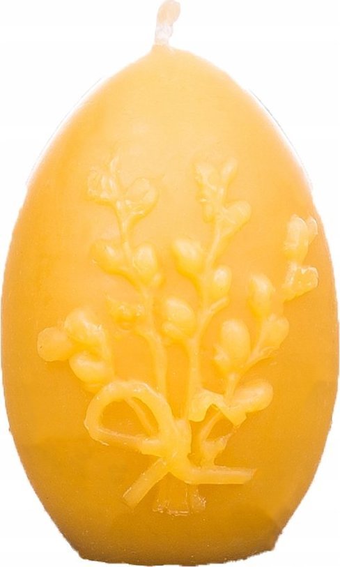 Łysoń Świeca z wosku pszczelego jajko bazie (S048) - S048