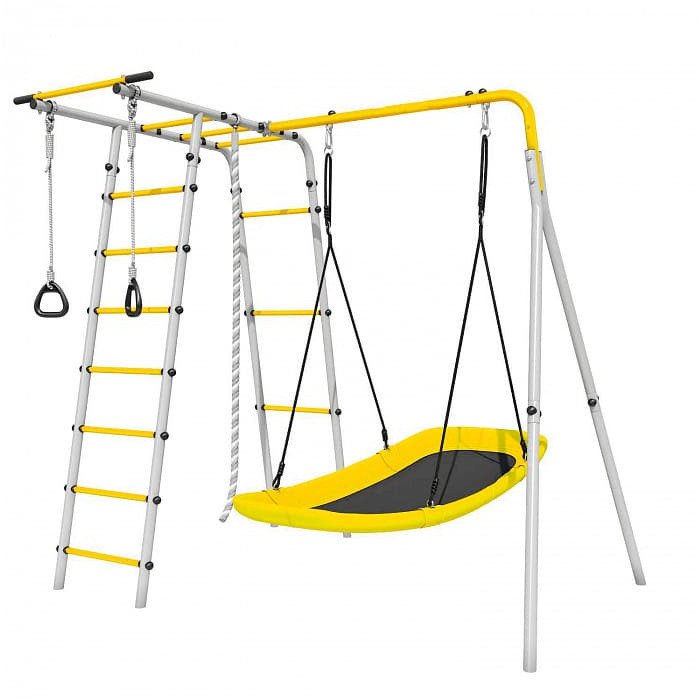 Plac zabaw Leśna Polanka | Drabinki Lina Leżak huśtawka 100 kg