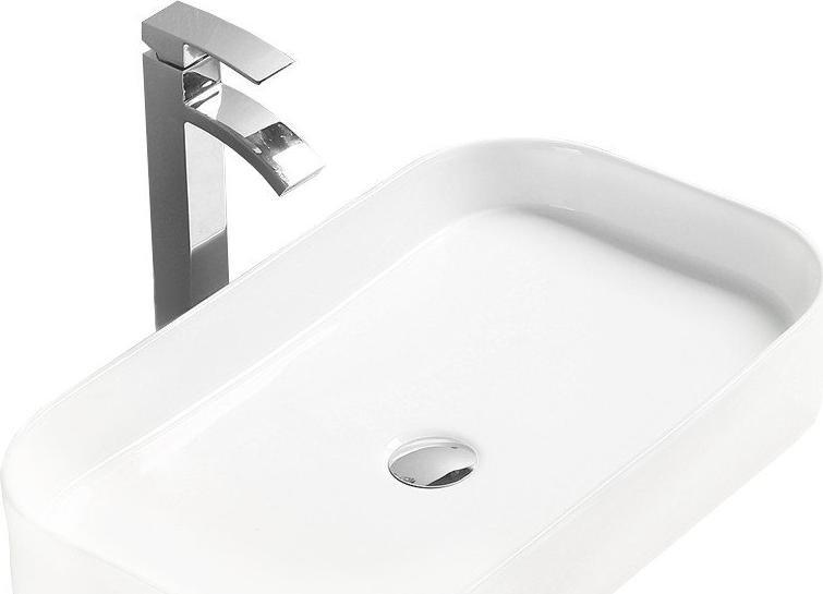 Umywalka Mexen Mexen Alessia umywalka nablatowa 75 x 38 cm biała - 21577500