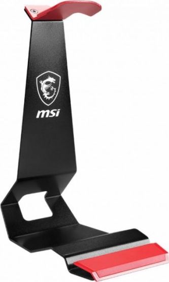 MSI Stojak na słuchawki HS01 czerwony
