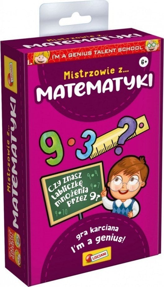 Lisciani LISCIANI I"M A GENIUS MISTRZOWIE Z MATEMATYKI