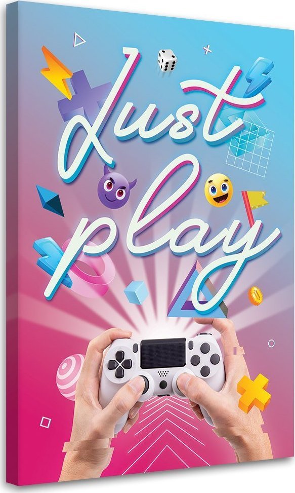 Feeby Obraz na płótnie, Kontroler dla graczy - 80x120