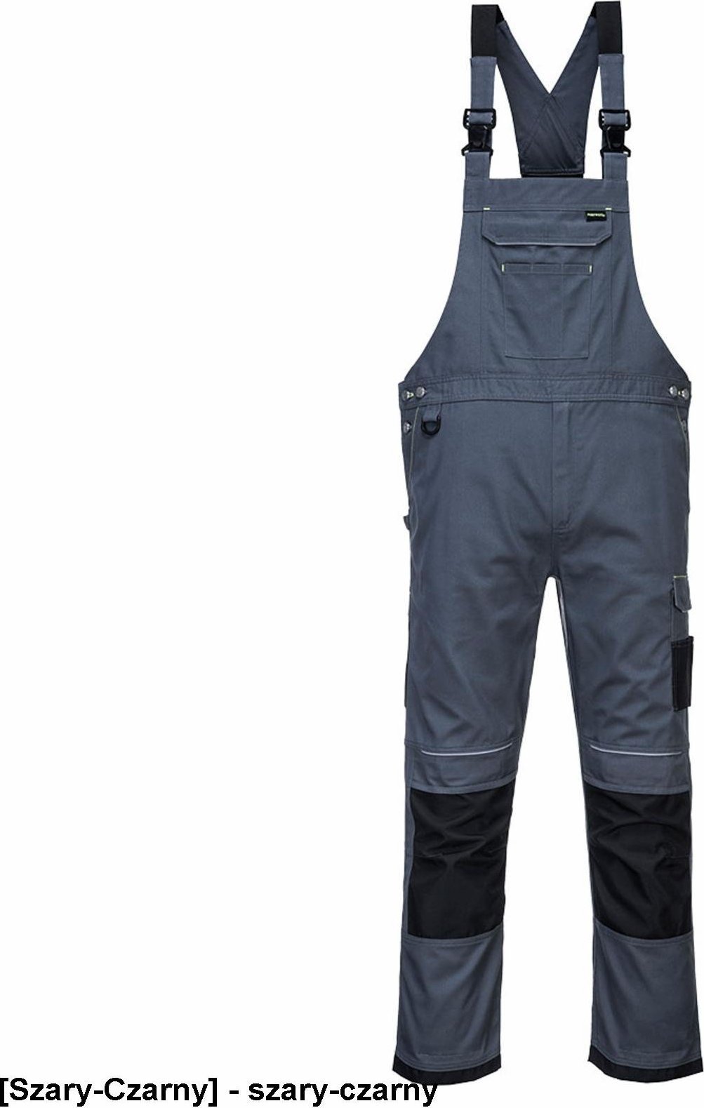 Portwest PW346 - Ogrodniczki robocze PW3 - Szary-Czarny M