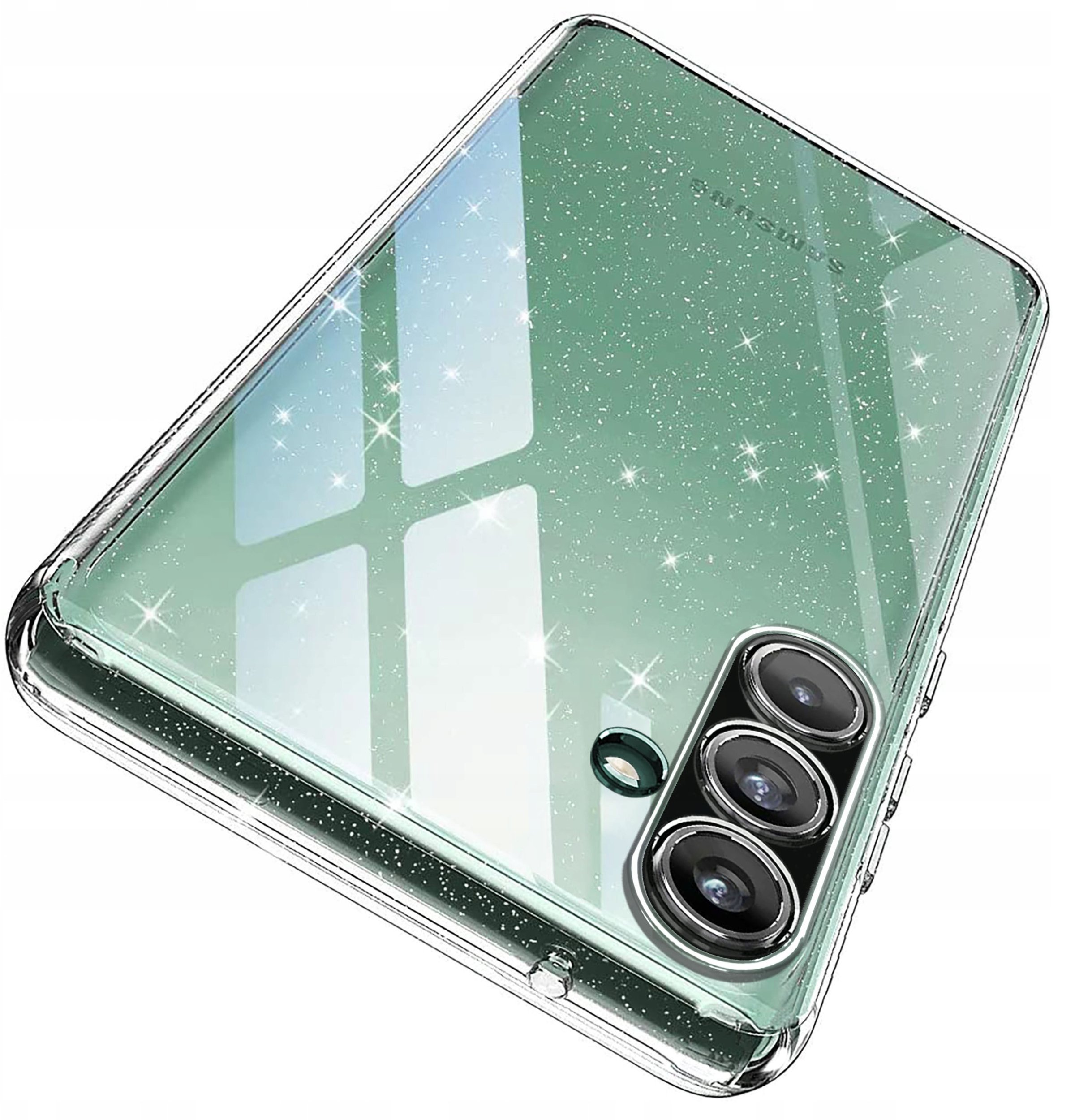 Etui do Samsung S25+ Plus SILICONE BROKAT CASE + SZKŁO 9H