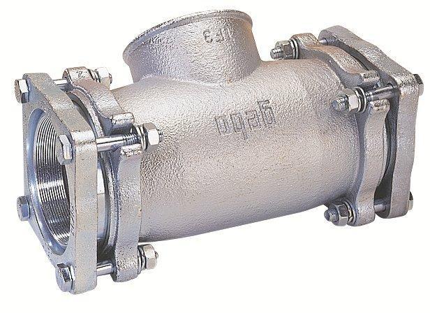 Gebo Łącznik zaciskowy flanszowy na rurę stalową TF 3"