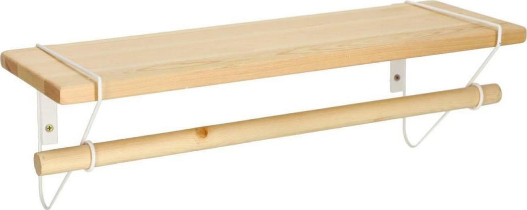 Intesi Półka Bish biała naturalna