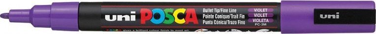 Uni MARKER PLAKATOWY UNI POSCA PC-3M FIOLETOWY