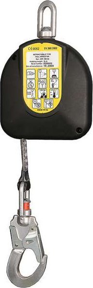 Protekt WR 100 - Urządzenie samohamowne, taśma 17 mm, obudowa kompozytowa, zatrzaśnik AZ 011 i AZ 002ASI - max.