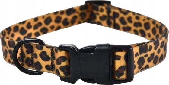 Barry King Wodoodporna obroża dla psa, PVC, panterka, 1,5x25-40cm