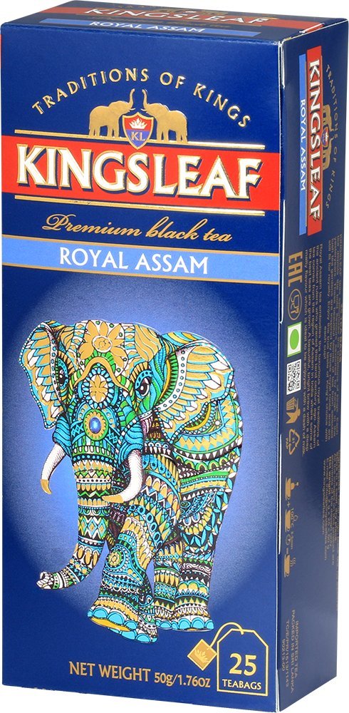 Kingsleaf Herbata czarna Royal Assam 25 torebek