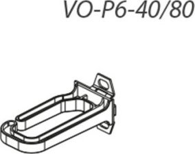 CONTEG CONTEG Prowadnica kablowa pionowa 40 x 80 mm