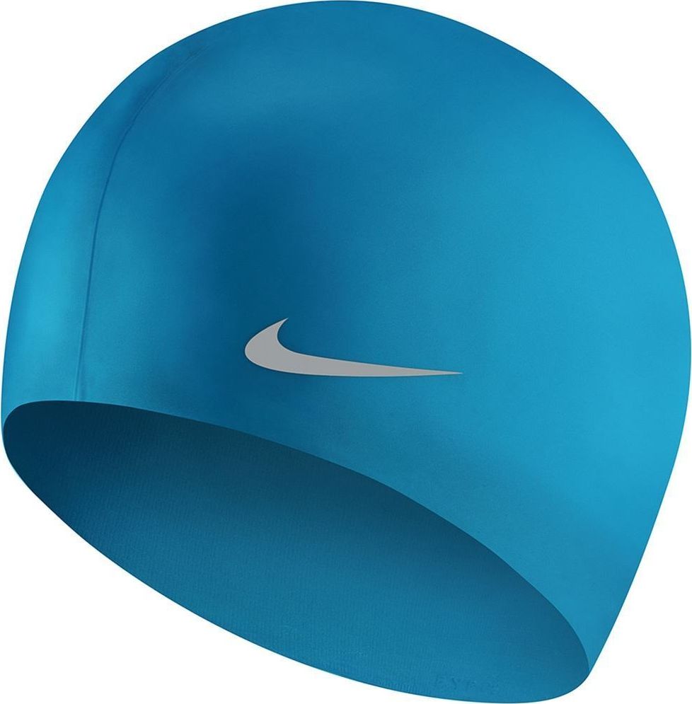 Nike Czepek Solid Silicone Youth lemon photo blue one size (TESS0106-458)
