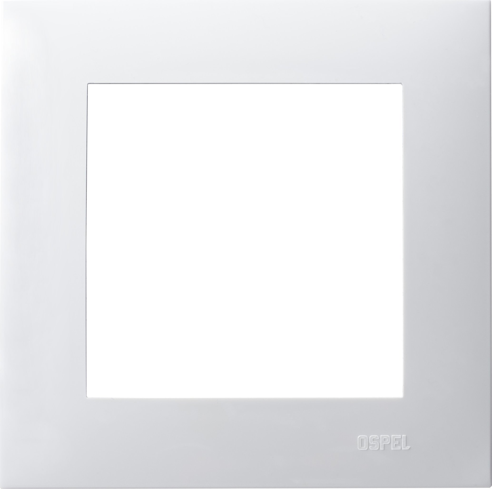 Ospel Ramka pojedyncza Ospel Szafir R-1Z/00 biała
