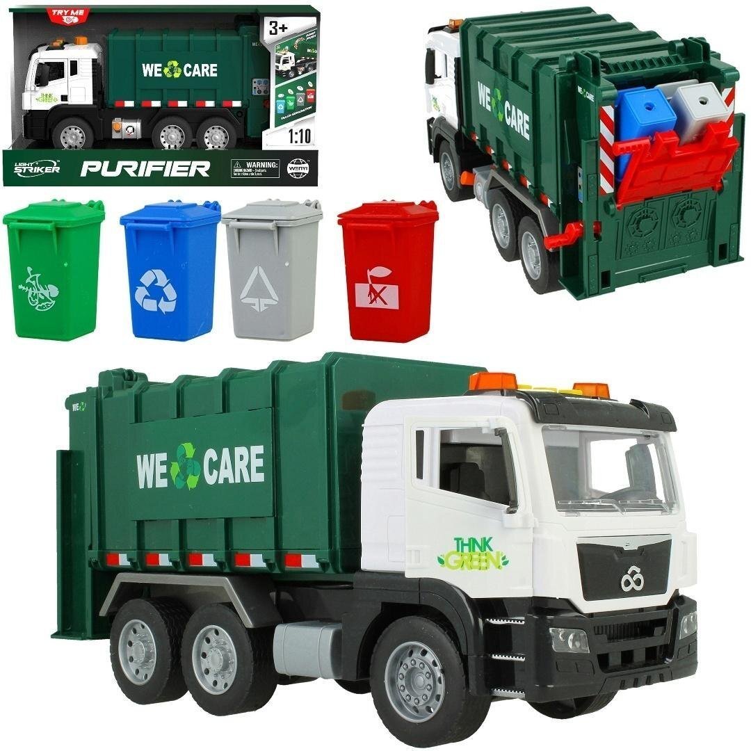 Śmieciarka ze światłem i dźwiękiem