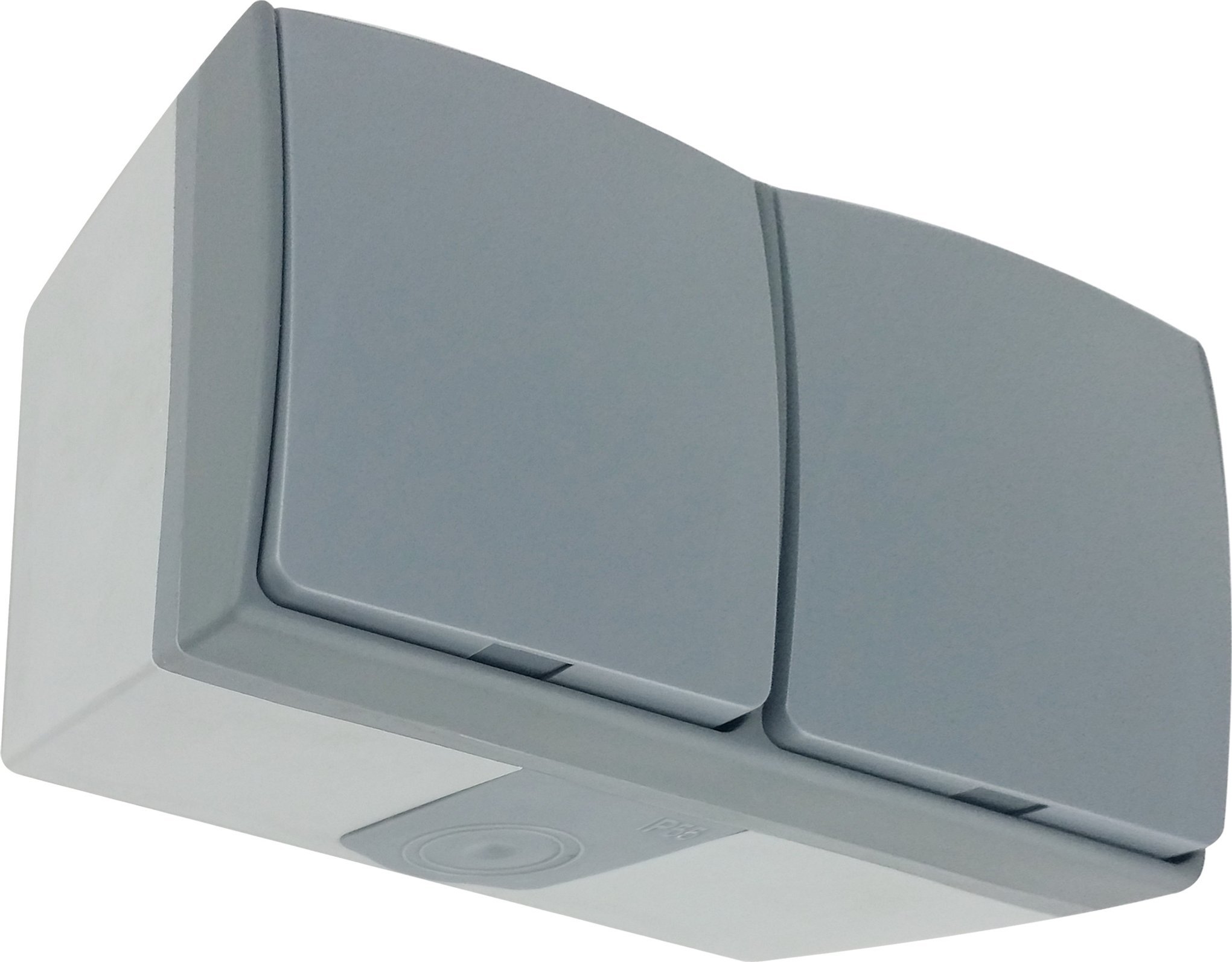 Orno Gniazdo podwójne 2x2P+Z AQUATIC PRO IP 55 Szaro Grafitowe 5 sztuk