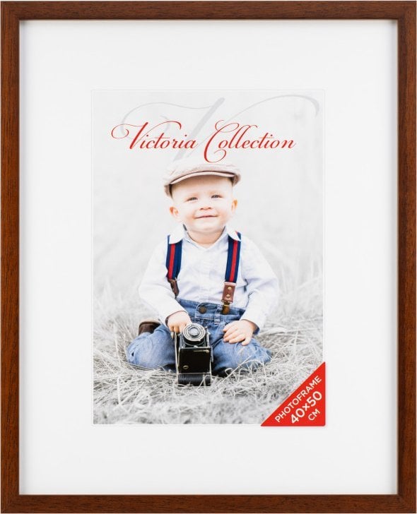 Ramka Victoria Collection Cubo photo frame 40x50, brown (VF2277)