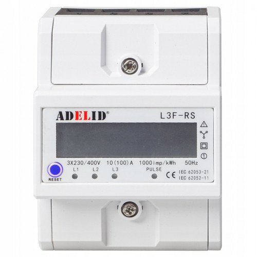 Licznik trójfazowy RESET z funkcją resetowania