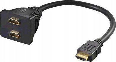 Adapter AV MicroConnect HDMI 19M - 2X HDMI 19F