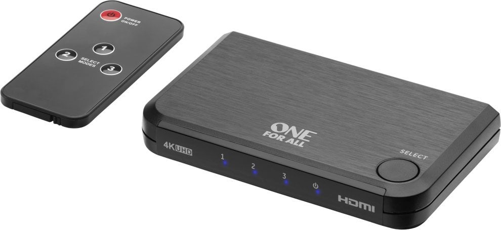 One For All One for all intelligent HDMI switch SV1632 4K, HDMI switch (black, full HD HDMI switch)