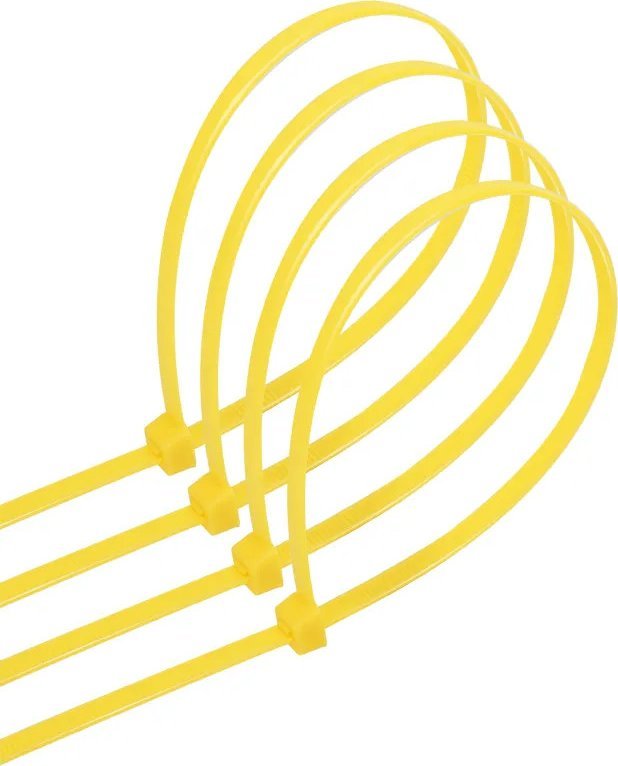 Organizer Aigostar Nylonowa opaska zaciskowa 20 szt. 7,2x450 mm żółta Nylonowa opaska zaciskowa 20 szt. 7,2x450 mm żółta