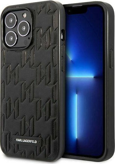 Karl Lagerfeld KLHCP13LMNMP1K iPhone 13 Pro / 13 6,1" hardcase czarny/black Monogram Plaque