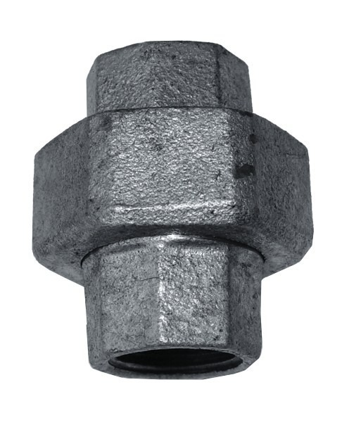 Śrubunek holender prosty ocynkowany z uszczelką 2\"