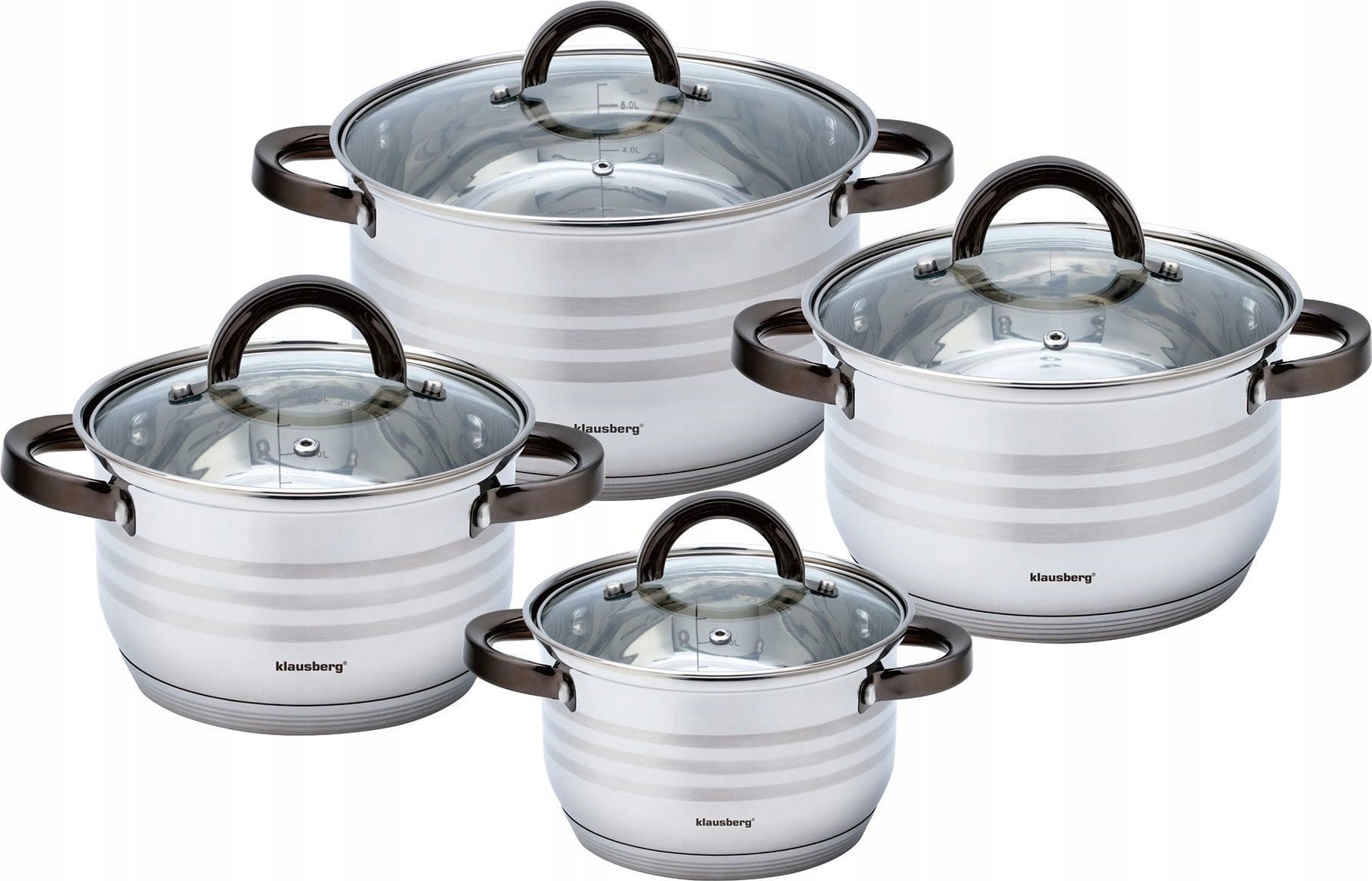 Klausberg Zestaw Garnków 8 Elementów Klausberg Kb-7701