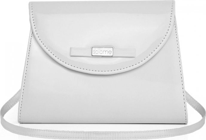 Solome JASNOSZARA KOPERTÓWKA TOREBKA DAMSKA SOLOME D5 LAKIER