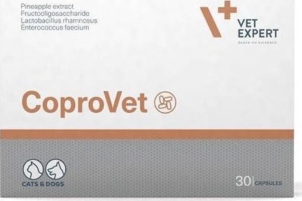 VetExpert Coprovet - Preparat Przeciw Zjadaniu Odchodów Dla Psów I Kotów (30 Kapsułek)