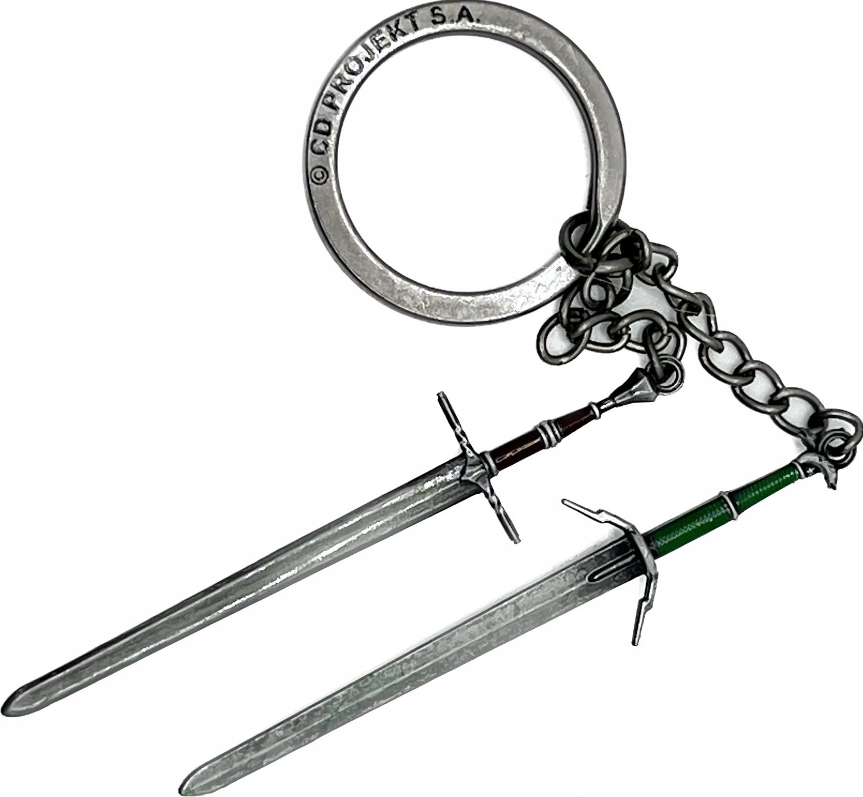 Breloczek Good Loot Brelok Good Loot The Witcher 3 Geralt Two Swords Keychain