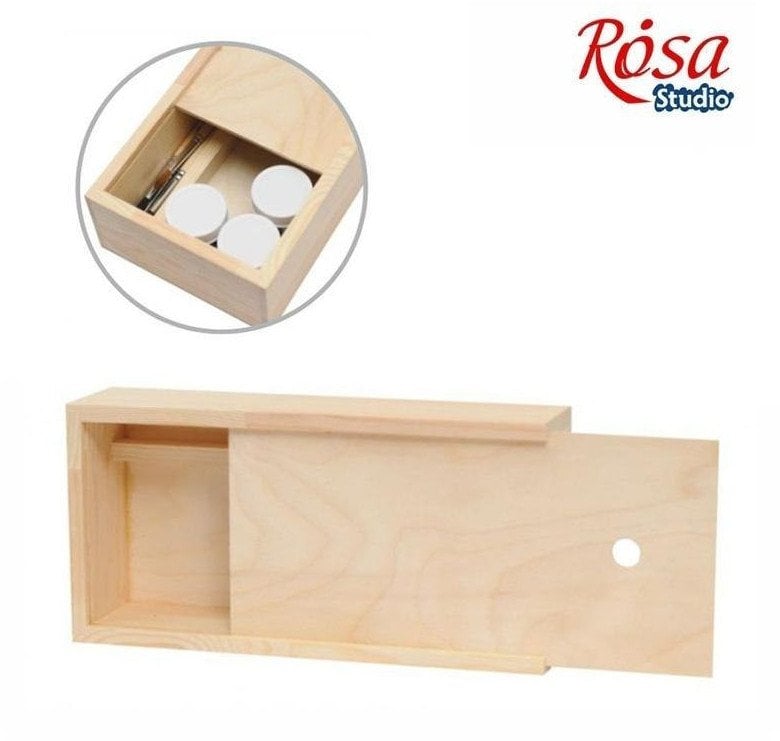 Pudełko drewniane na gwasze 28x14x7cm