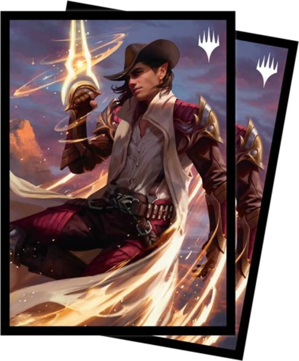 Ultra-Pro Ultra-Pro: Magic the Gathering - Outlaws of Thunder Junction - Matte Deck Protector Sleeves - Kellan, the Kid (100 szt.)
