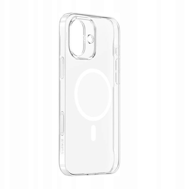 Magnetyczne Etui na telefon Baseus iP16 TouchButton (przezroczyste)