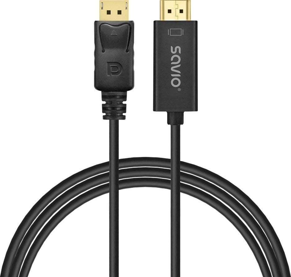 Savio Kabel Display Port do HDMI 1,5m, CL-183