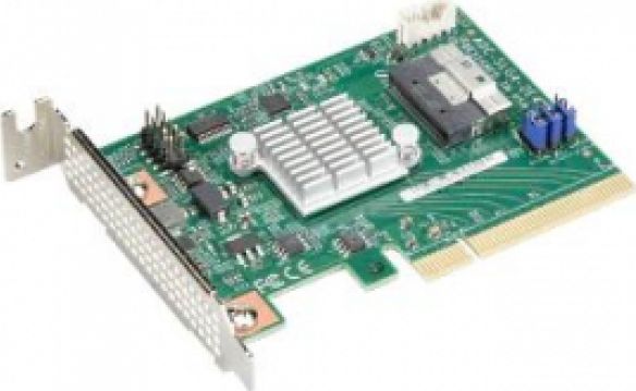 Kontroler SuperMicro PCIe 4.0 x8 - SlimSAS (AOC-SLG4-2E4T-O)
