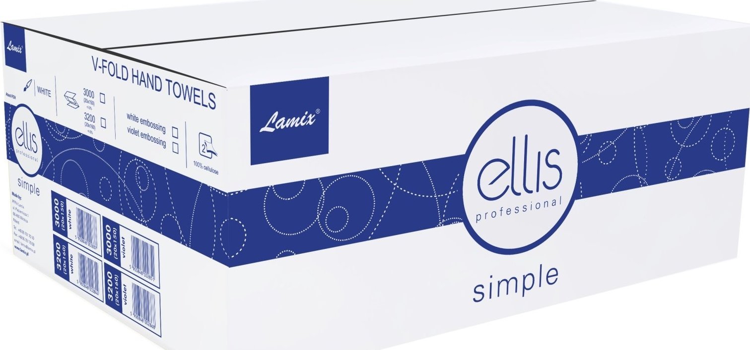 Ellis Ręcznik papierowy celuloza Ellis biały