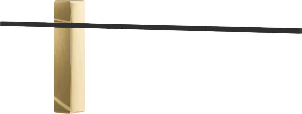 Kinkiet Orlicki Design Złoty kinkiet do sypialni Bene Parette ścienna lampa LED 7W