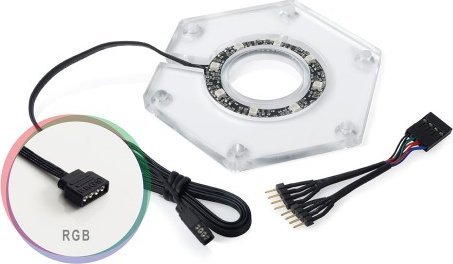 BitsPower Bitspower Water Tank Hexagon RGB Add-On