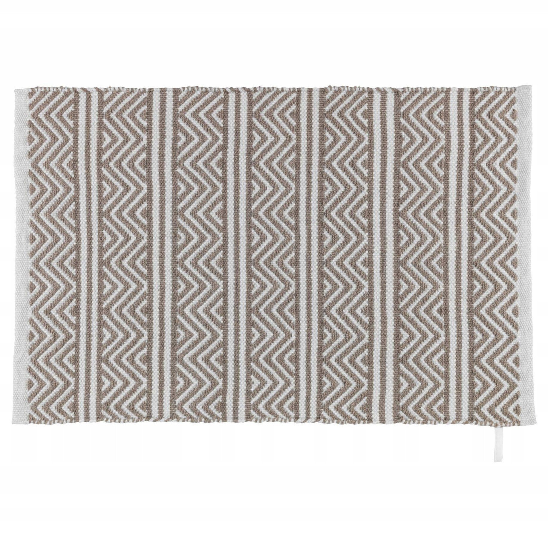 Dywanik łazienkowy SHAKI, poliester z recyklingu, wzór etniczny, WENKO