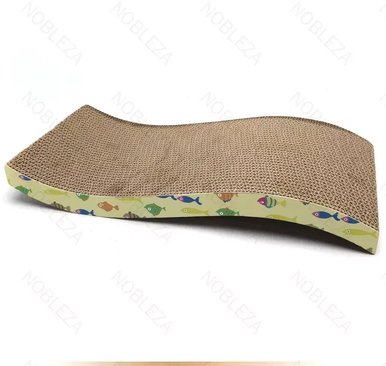 Drapak dla kota falowane legowisko tekturowy z kocimiętką 43*20*5.5cm