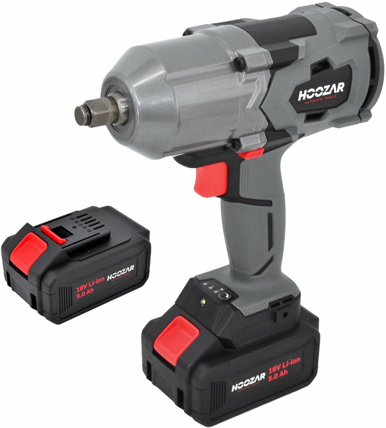 HOOZAR KLUCZ UDAROWY 1/2" 18V 2x5.0Ah 1000Nm IW30BL-T2